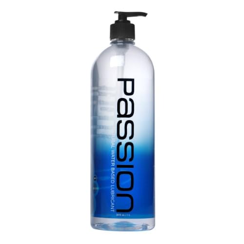 Passion Lubes, Natural Water-Based Lubricant, 34 Fluid Ounce image